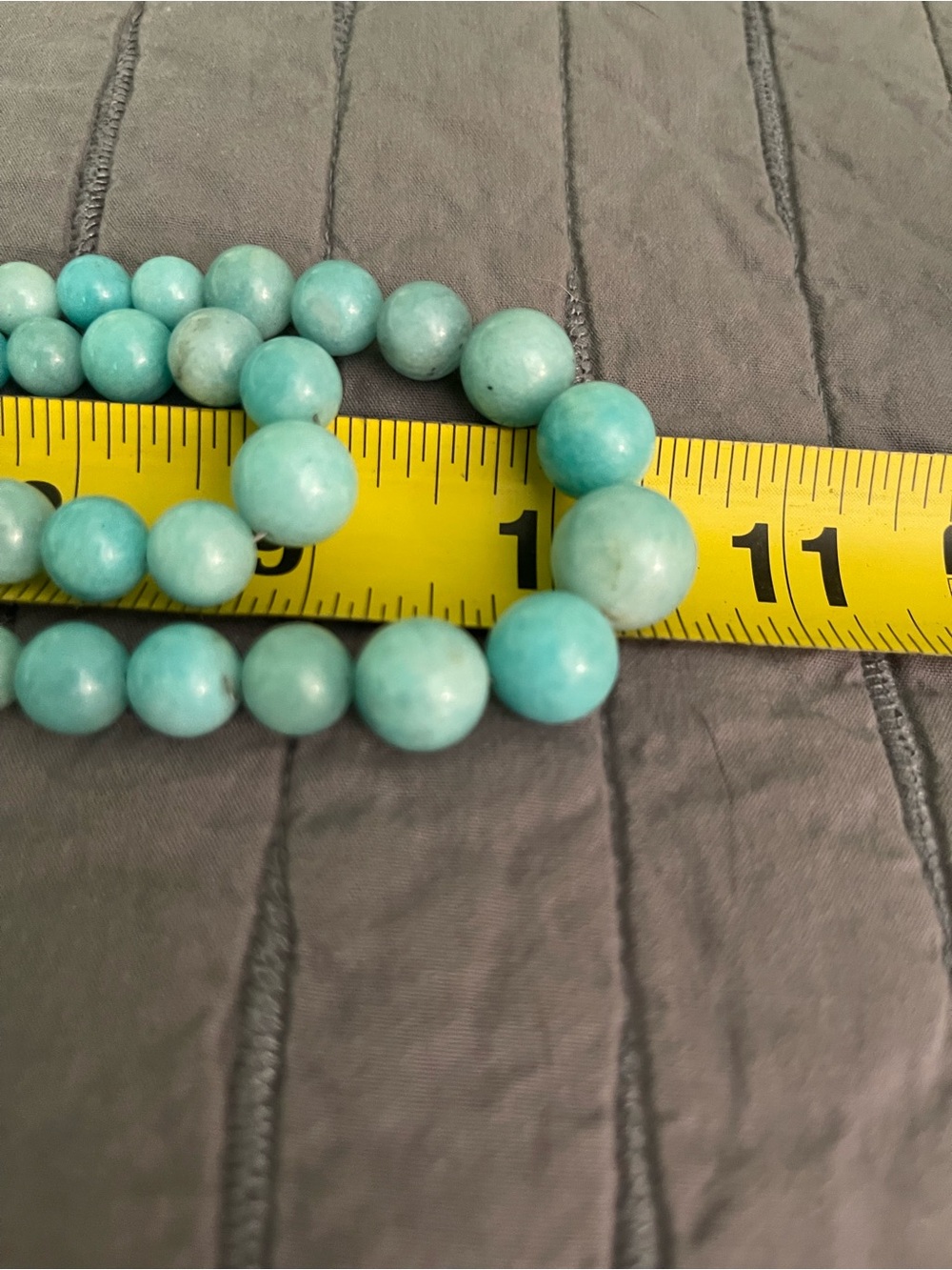 Jay King Mine Finds Peruvian Amazonite Multi Strand Necklace 21" - Picture 7 of 9